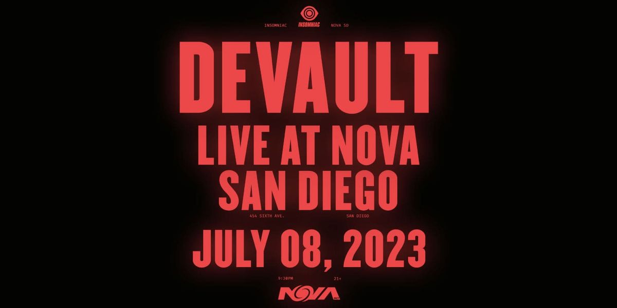 Devault (21+), 23 August | Event in Portland | AllEvents