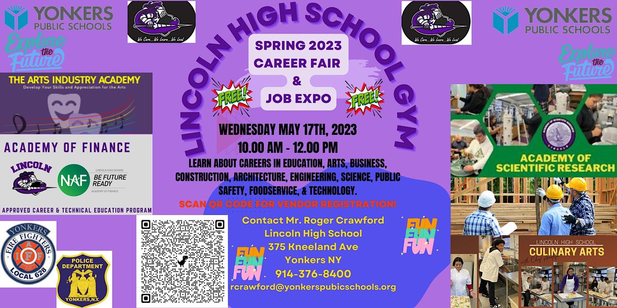 Lincoln High School Spring 2023 Career Fair And Job Expo Lincoln High lincoln-high-school-spring-2023-career-fair-and-job-expo-lincoln-high