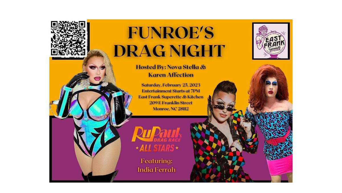 A very special DRAG RACE drag night!!!!, East Frank Superette and