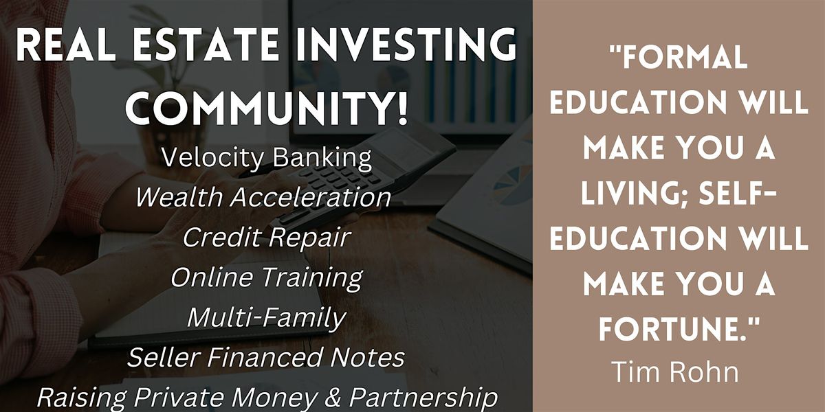 Learn To Invest In Real Estate With This Community Presentation On Zoom! | Event in Winchester | AllEvents
