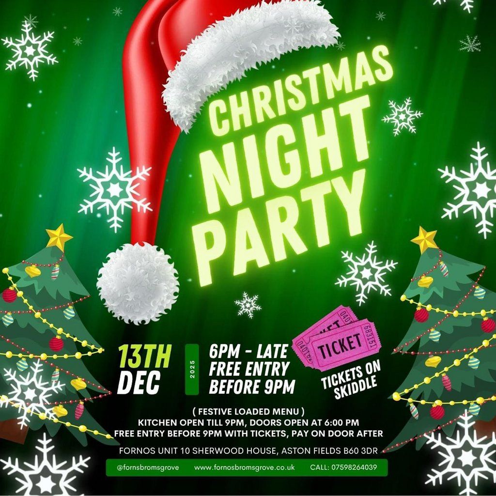 Christmas Party, 13 December | Event in Redditch | AllEvents
