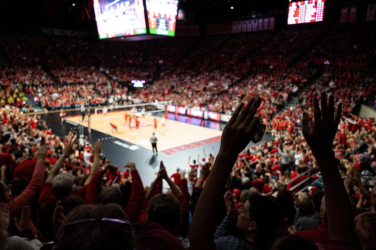 Nebraska Volleyball Drink Specials + 22ft Projector + Sound On!, Hail