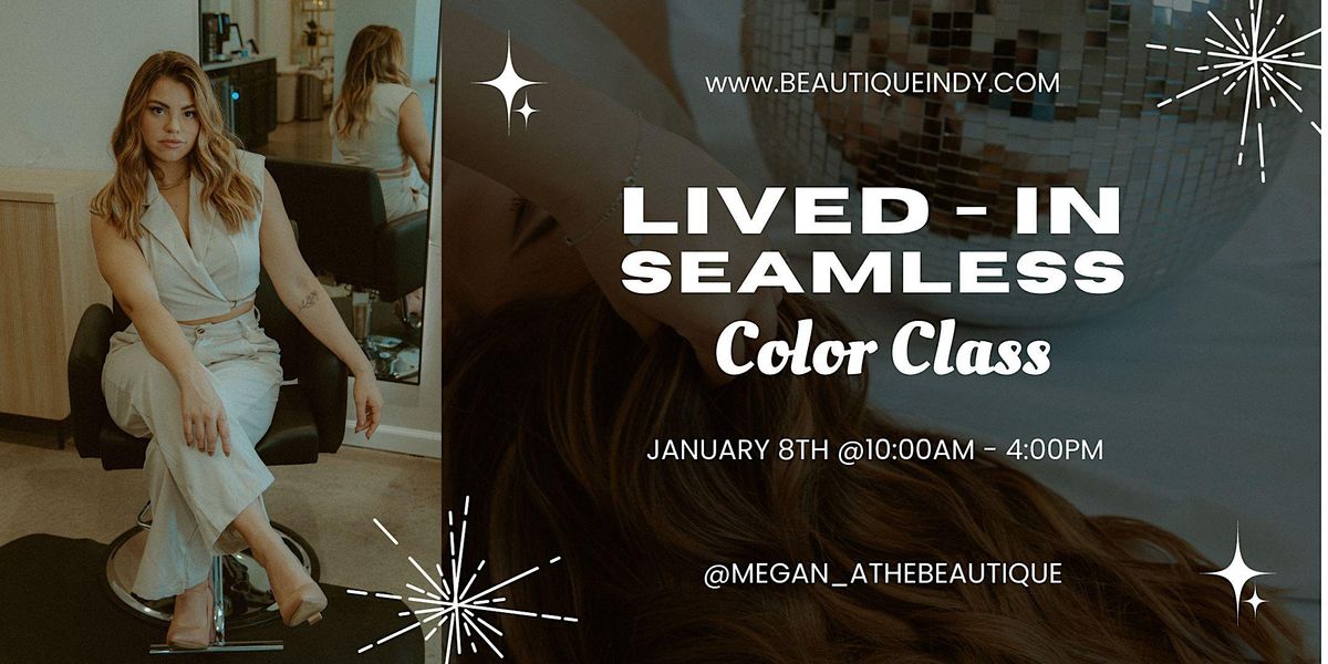 LivedIn Seamless Hair Color by Megan Lee For Hair Stylists, 3913 US52, New Palestine