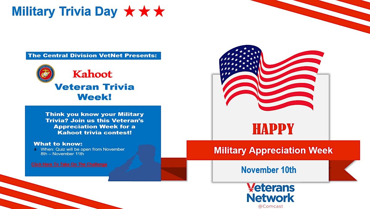 Kahoots Military Challenge, November 10 2022 Online Event AllEvents.in