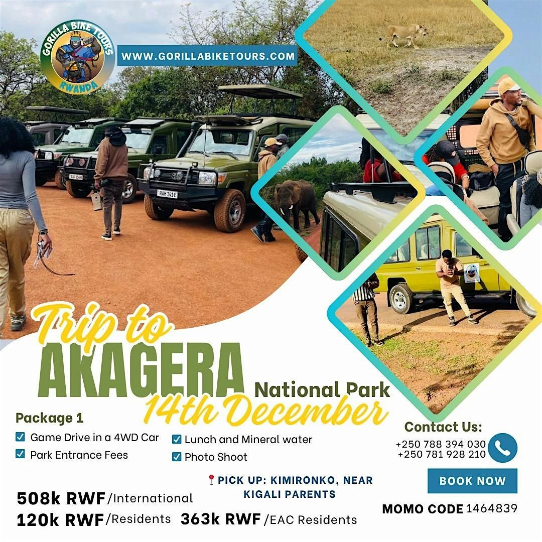 Akagera National Park Safari Trip, 14 December | Event in Kigali | AllEvents