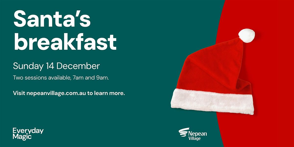Santa's Breakfast at Nepean Village, 14 December | Event in Penrith | AllEvents