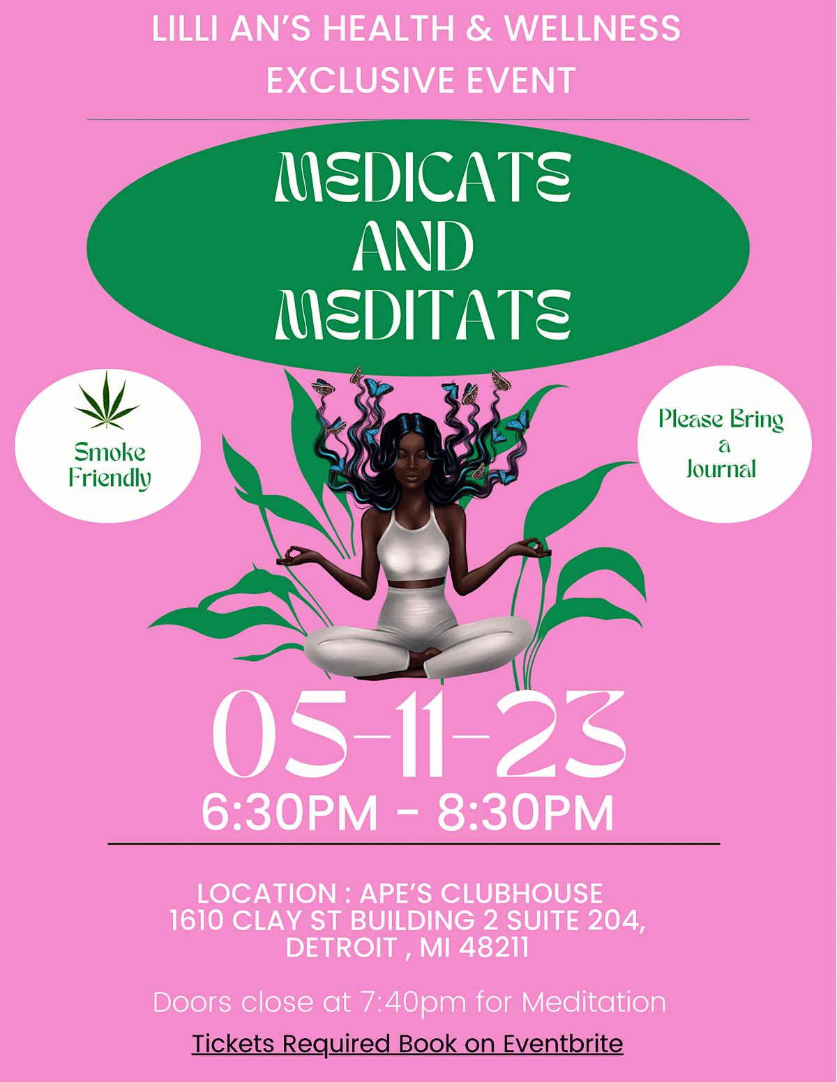 Copy of Guided Meditation Session, 1610 Clay St building 2 suite 204