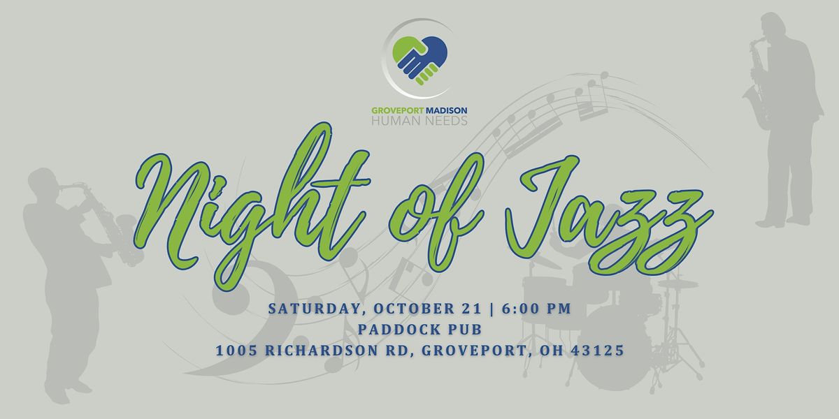 GMHN Night of Jazz, The Paddock Pub, Richardson Road, Groveport, OH, USA, October 21 2023