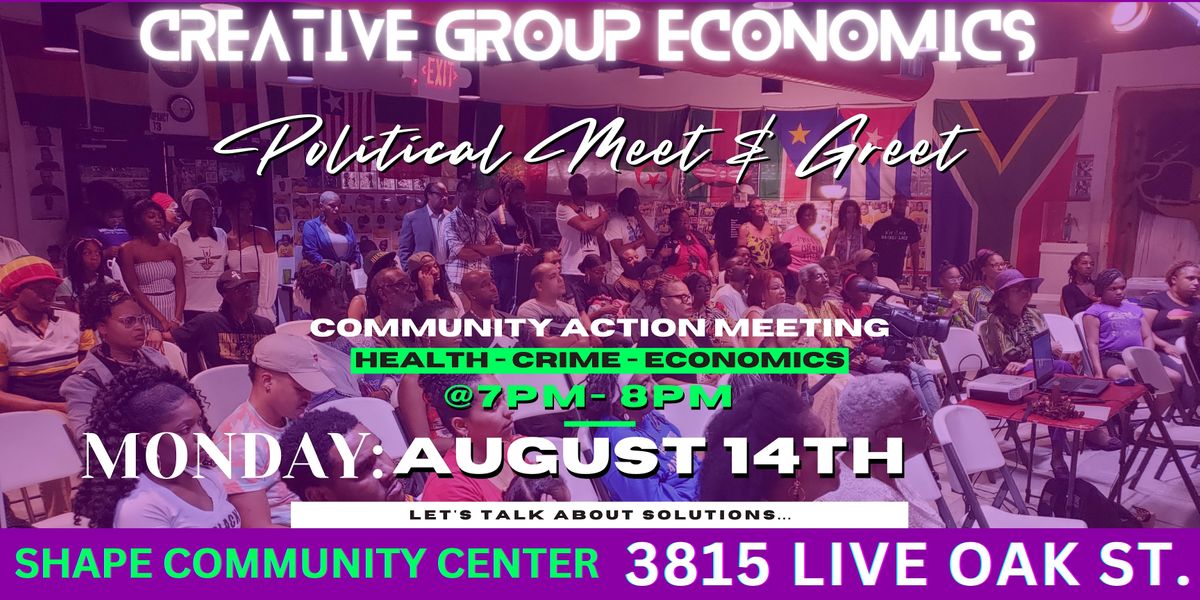 CGE Community "Political Meet & Greet", Shape Community Center, Houston