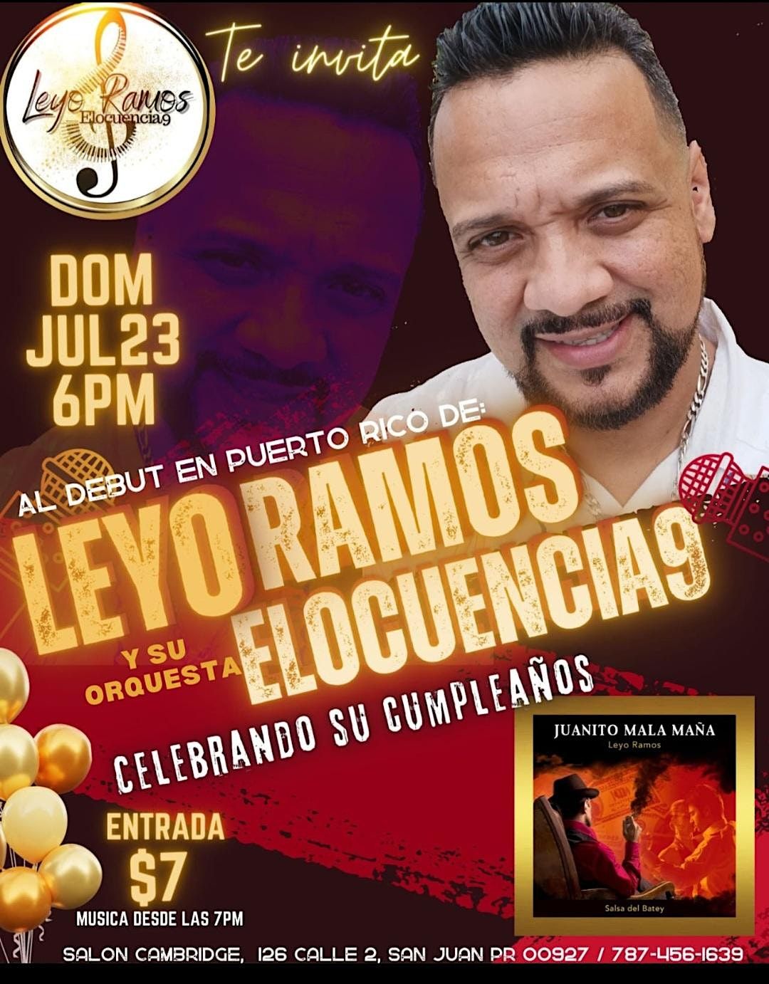 Leyo Ramos con Elocuencia9, Salón Cambridge Salón de Actividades, Calle ...