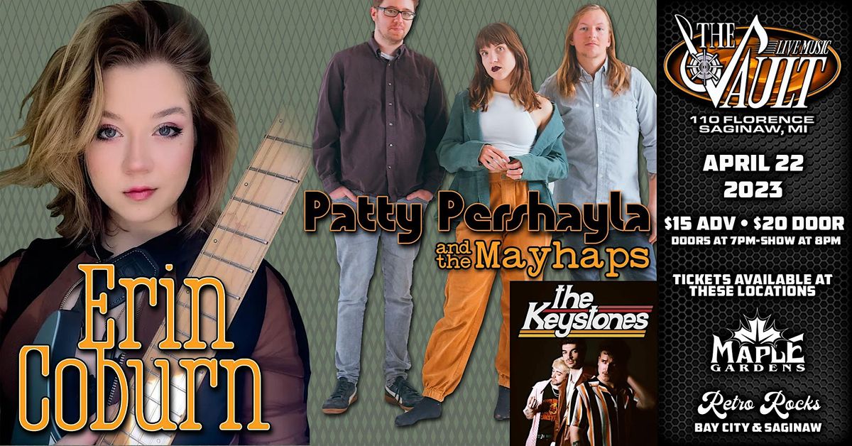 Erin Coburn WSG Patty Pershayla and the Mayhaps, & The Keystones, 110 Florence St, Saginaw, 22