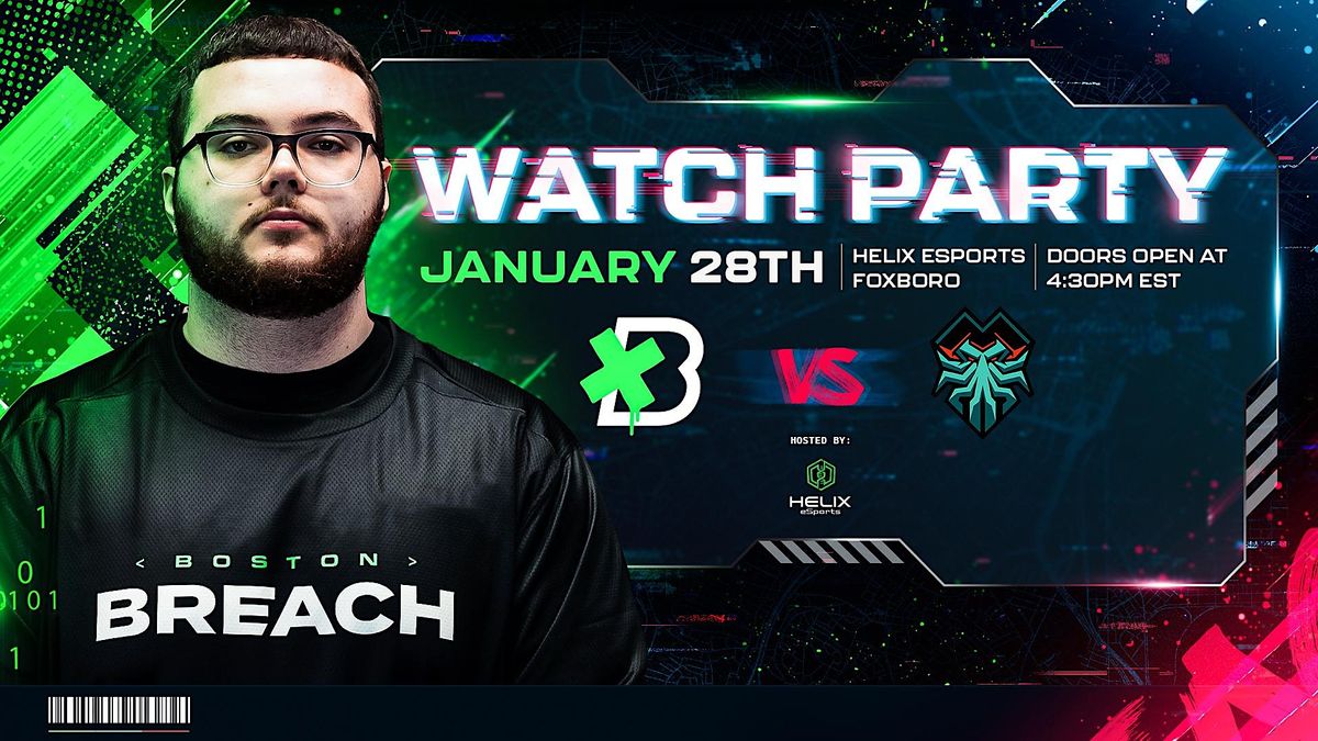 Boston Breach Watch Party vs. Florida Mutineers, Helix eSports
