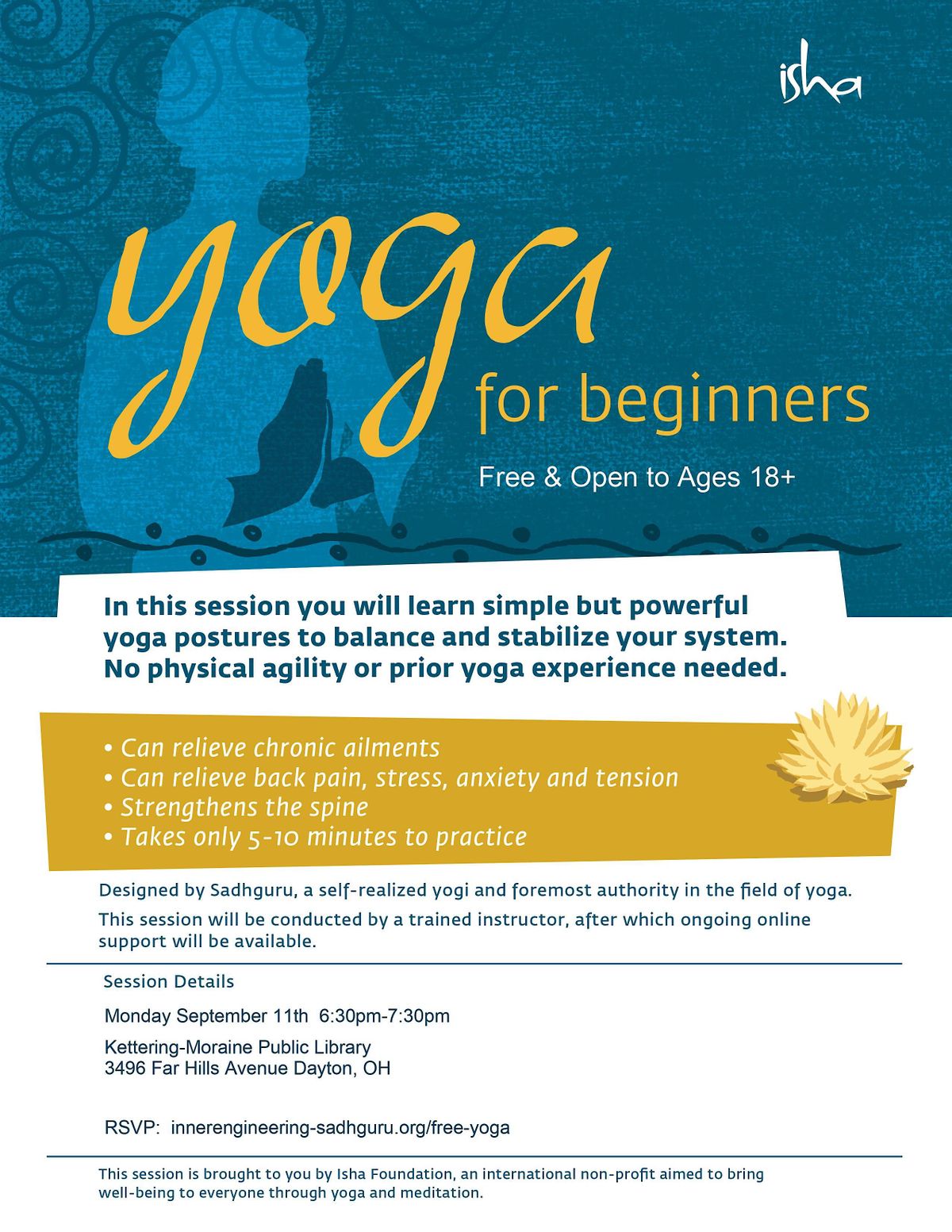 Yoga For Beginners, Dayton Metro Library KetteringMoraine Branch, 11