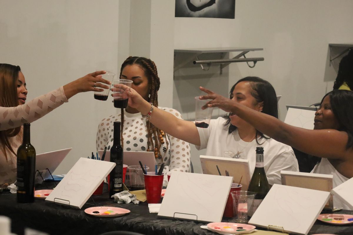 ATL No. 1 Exotic Paintings BYOB Paint & Sip Models, ATL, Atlanta, 7