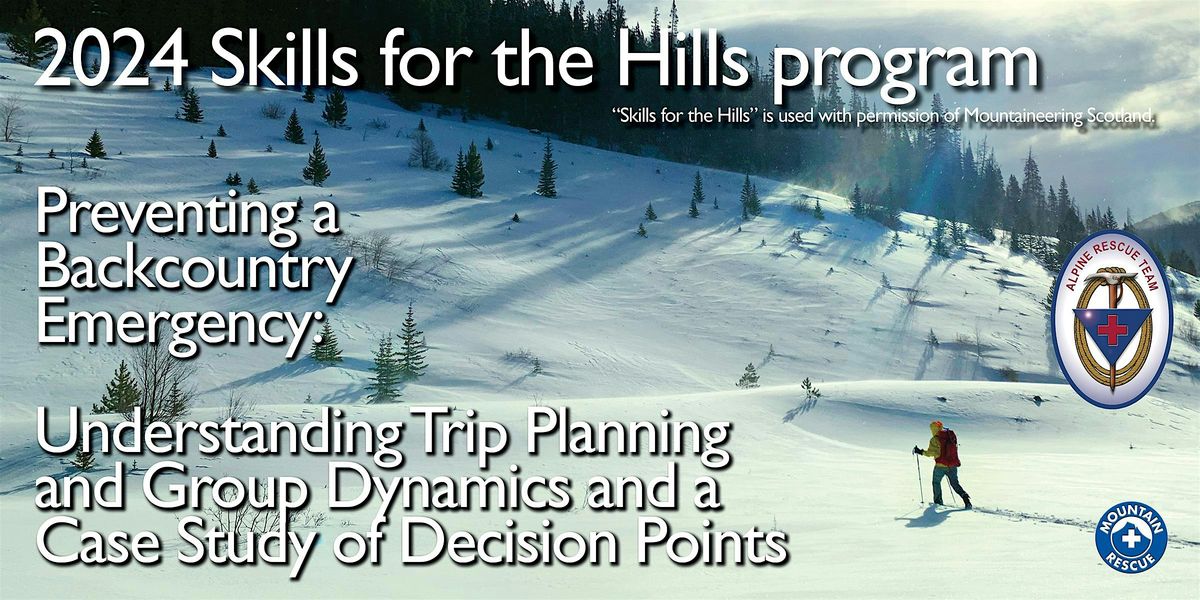 Group Dynamics and Trip Planning, Alpine Rescue Team, Evergreen, 2 May