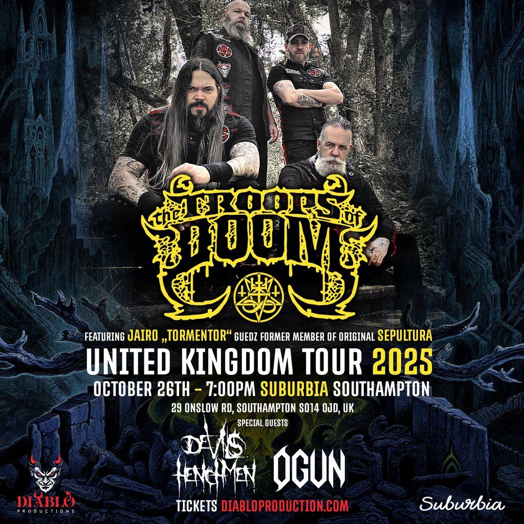 The Troops of Doom, 26 October | Event in Southampton | AllEvents