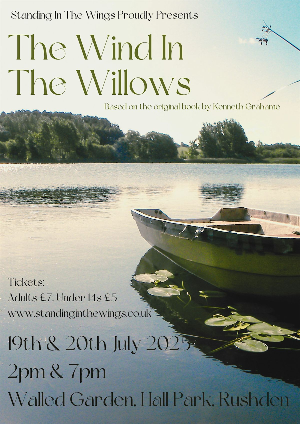 The Wind In The Willows, 19 July | Event in Rushden | AllEvents
