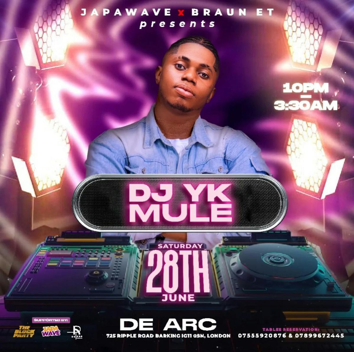DJ YK MULE LIVE IN LONDON  //AFROBEATS // AMAPIANO // BASHMENT // R&amp;B, 28 June | Event in Dagenham