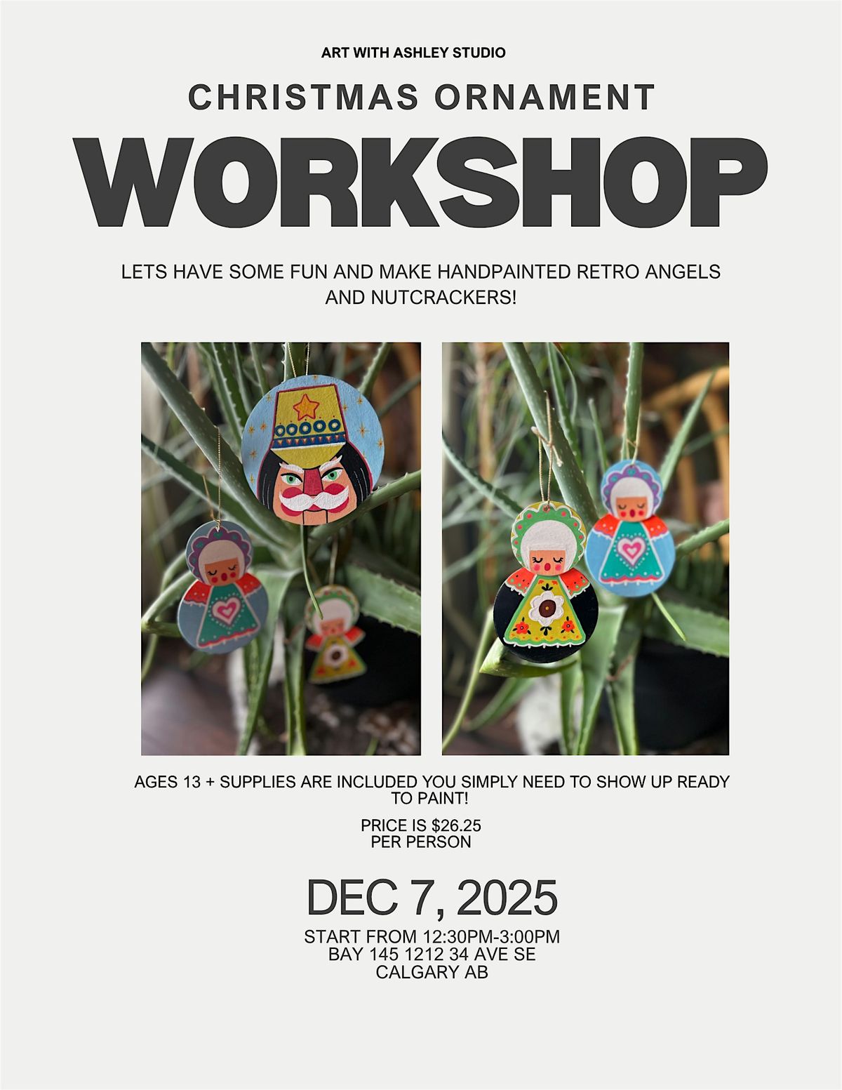 Christmas Ornament Workshop, 7 December | Event in Calgary | AllEvents