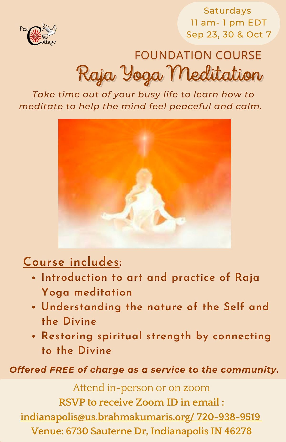 Raja Yoga Meditation Images