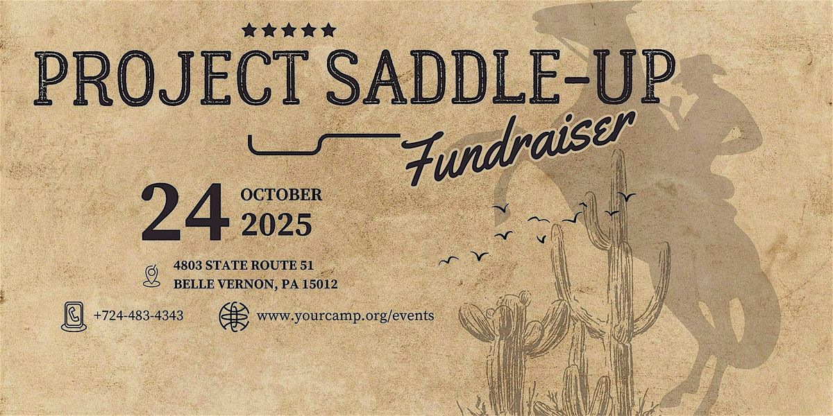 PROJECT SADDLE-UP: Shekinah Ranch Camp's 2025 Fundraising Banquet, 24 October | Event in Belle Vernon | AllEvents