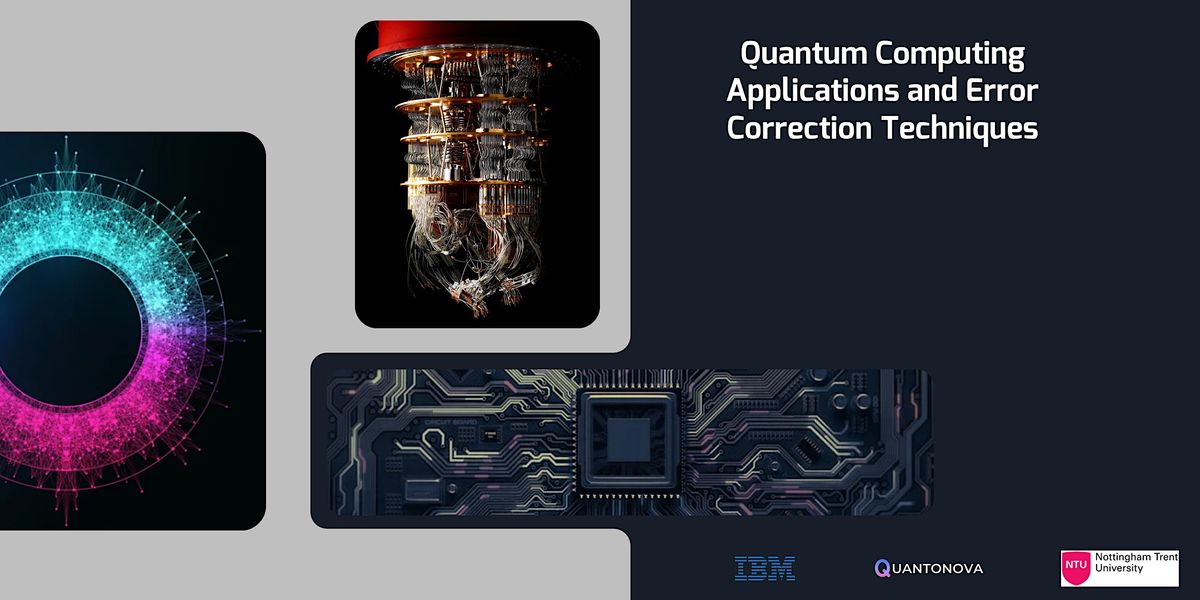 Quantum computing applications and error correction techniques