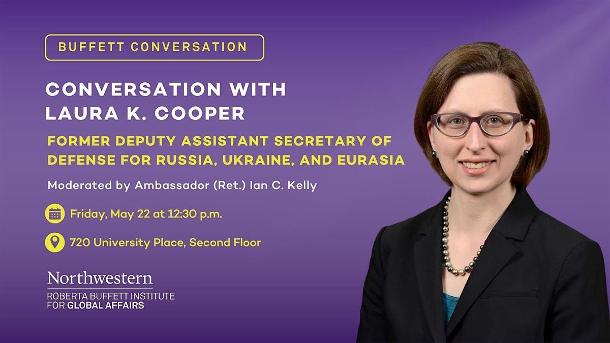 Buffett Conversation with Laura K. Cooper, 22 May | Event in Evanston | AllEvents