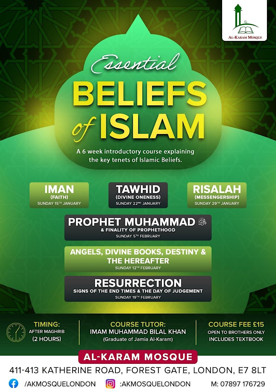 Essential Beliefs Of Islam Al Karam Trust Mosque London January 29 Essential Beliefs Of Islam Al Karam Trust Mosque London January 29