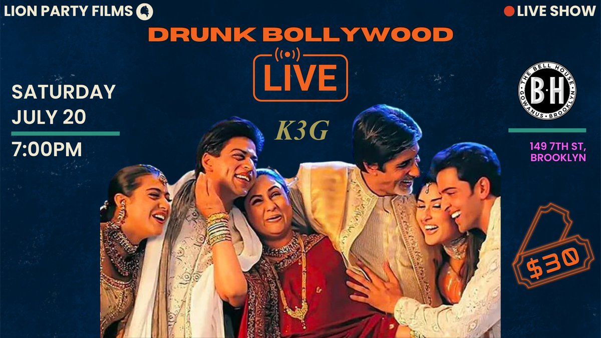 Drunk Bollywood Live - Brooklyn, 26 July | Event in Brooklyn | AllEvents