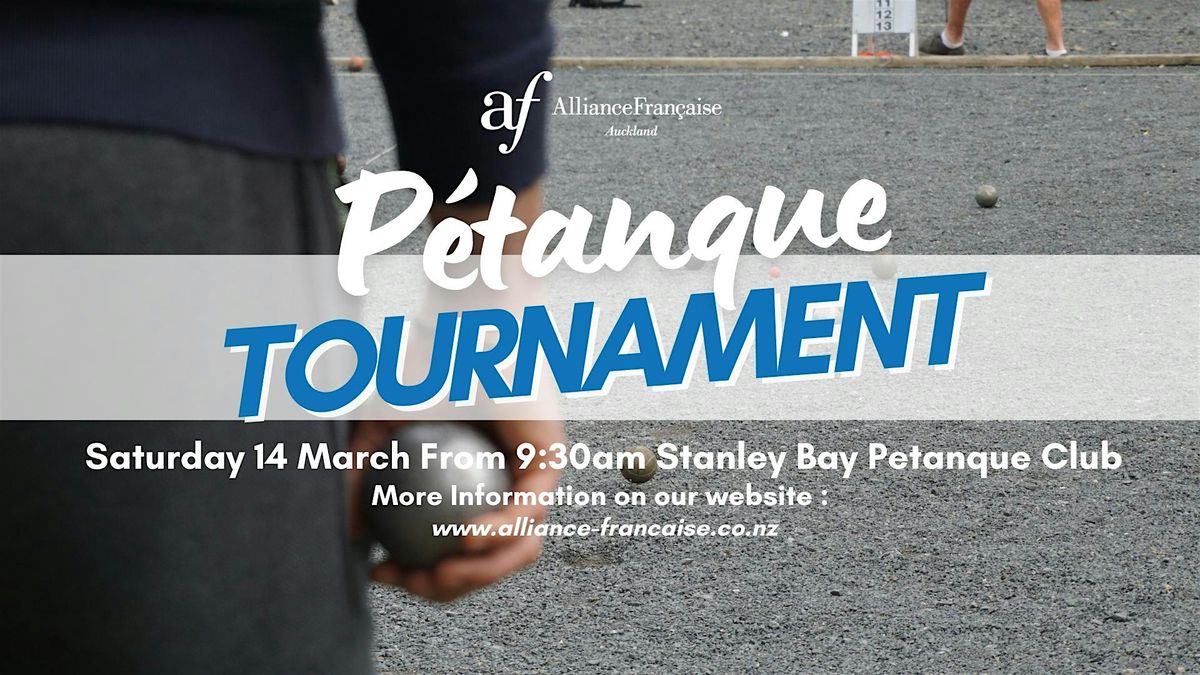 Petanque Tournament 2026, 14 March | Event in North Shore | AllEvents