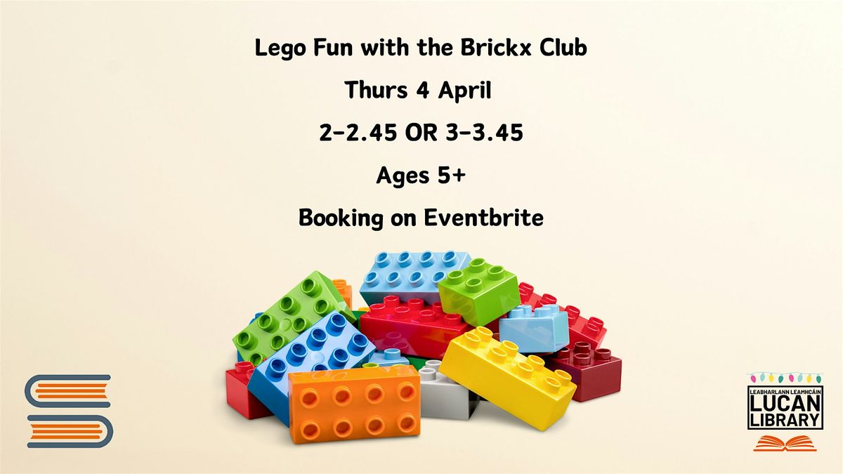 Lego workshops for kids, Lucan Library, 4 April 2024 | AllEvents