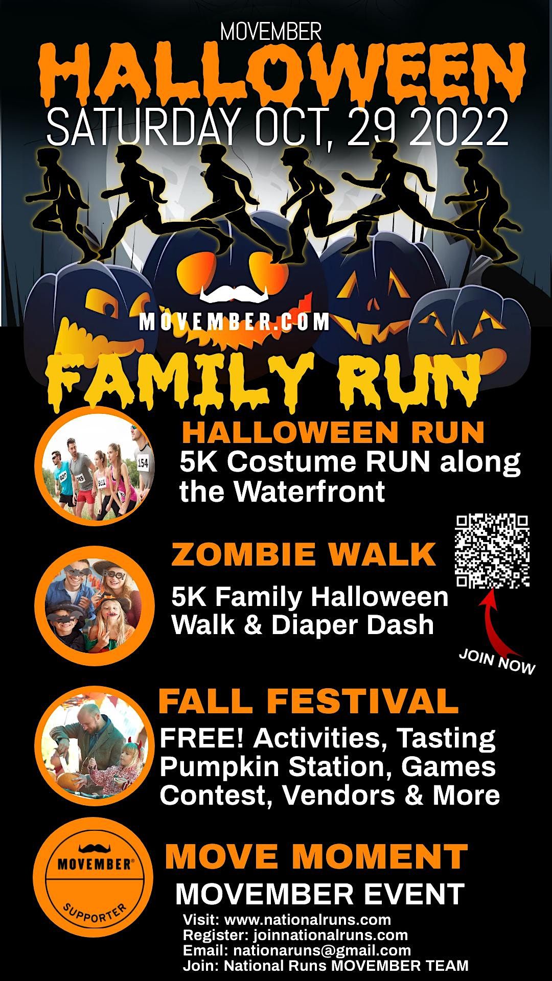 Halloween 5K Family Walk or Run for MOVEMBER and Breast Cancer ...