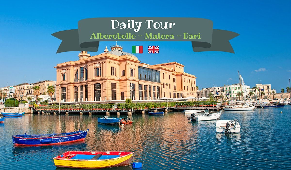 Daily tour Alberobello a Matera con pick-up a Bari, 27 February | Event in Bari | AllEvents.in