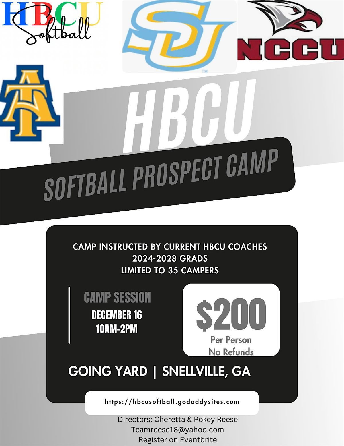 Hbcu Softball Camps 2025