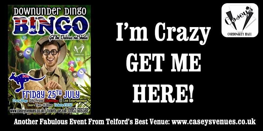 2025 Friday 25th July – Downunder Dingo Bingo, 25 July | Event in Shropshire | AllEvents