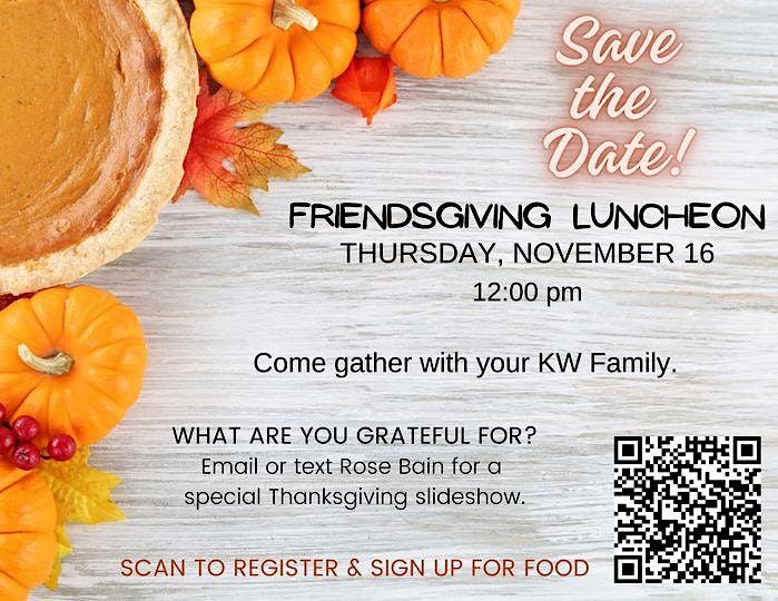 Thanksgiving Potluck Luncheon at KWMB FLANNELS, FELLOWSHIP AND FOOD