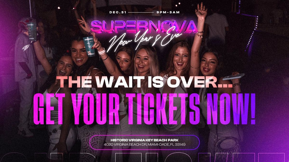 SuperNova NYE 2026, 1 January | Event in Miami | AllEvents
