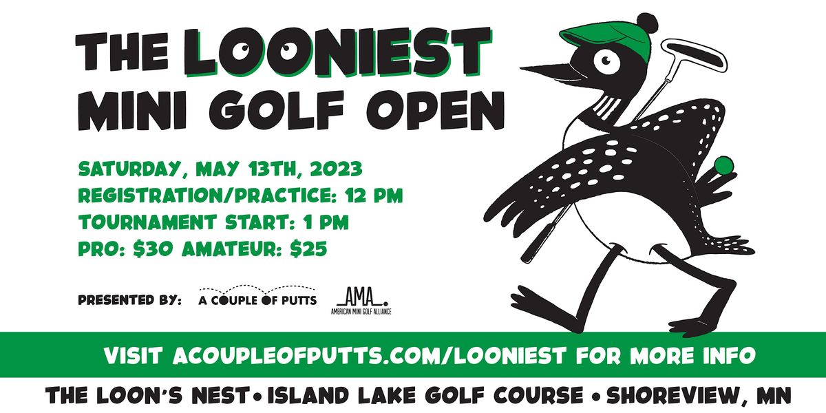 Looniest Mini Golf Open at Island Lake Golfs Loons Nest, Island Lake