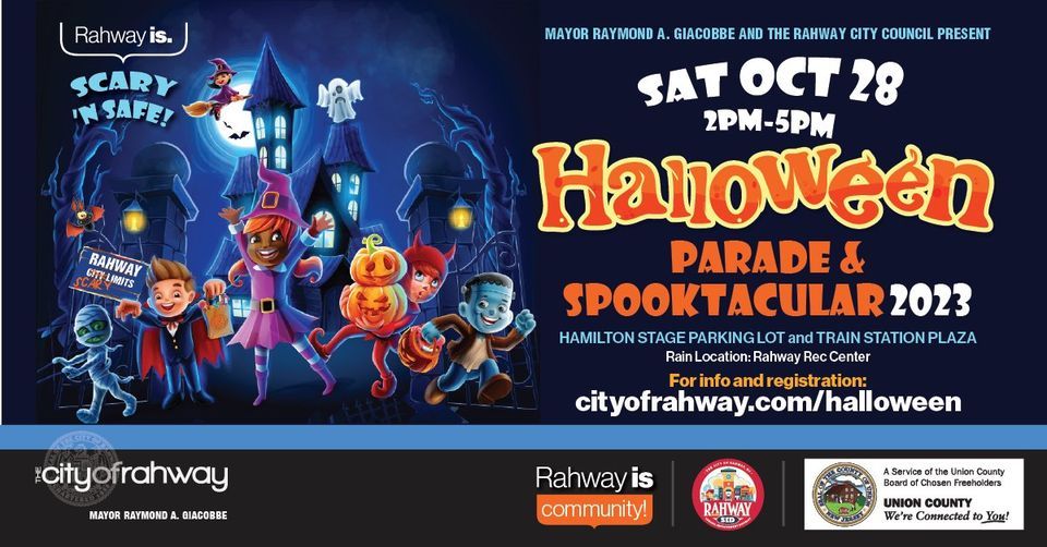 Halloween Parade & Spooktacular, Rahway Train Station, October 28 2025