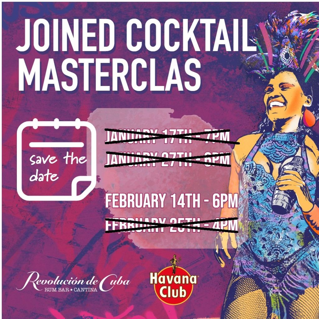 Valentines Joined Masterclass, Revolucion De Cuba, Aberdeen, February