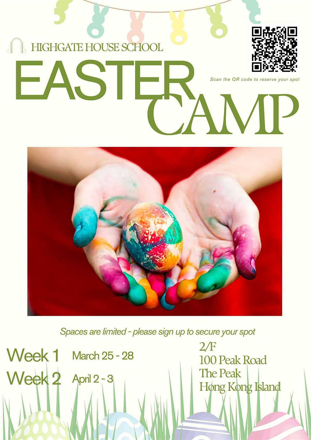 Easter Camp 2024 at Highgate House School the Peak., Highgate House