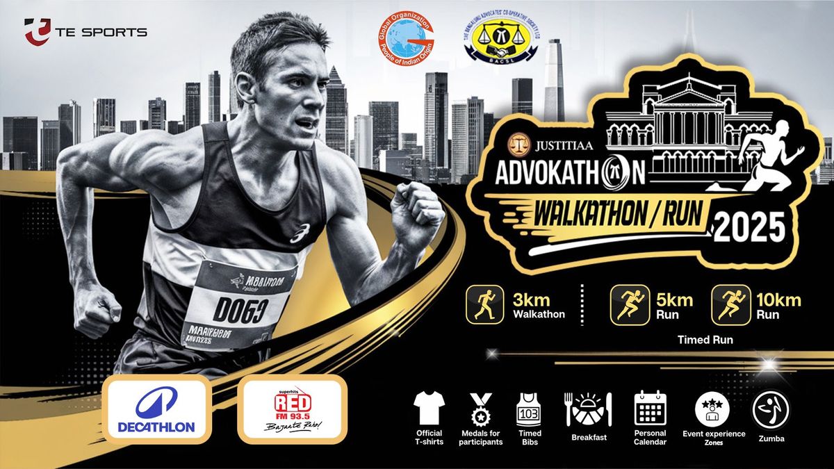 Advokathon – Walk &amp; Run, 9 August | Event in Bangalore | AllEvents