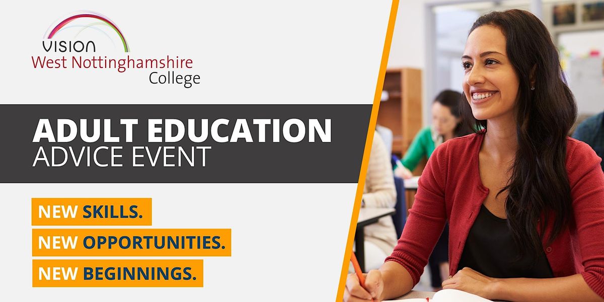 Adult Education Advice Event, Vision West Nottinghamshire College, Mansfield, November 28 2023