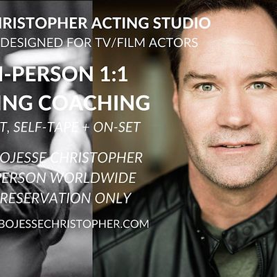 Acting Coach (In-Person 11 CraftSelf-TapeOn-Set  w BoJesse Christopher)