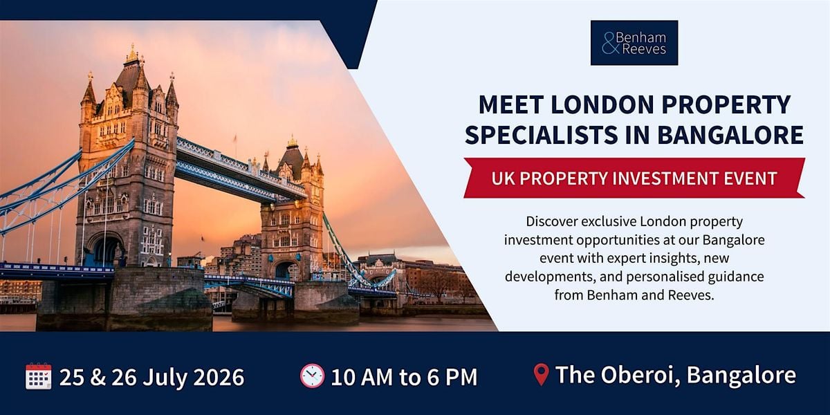 Exclusive London property showcase in Bangalore