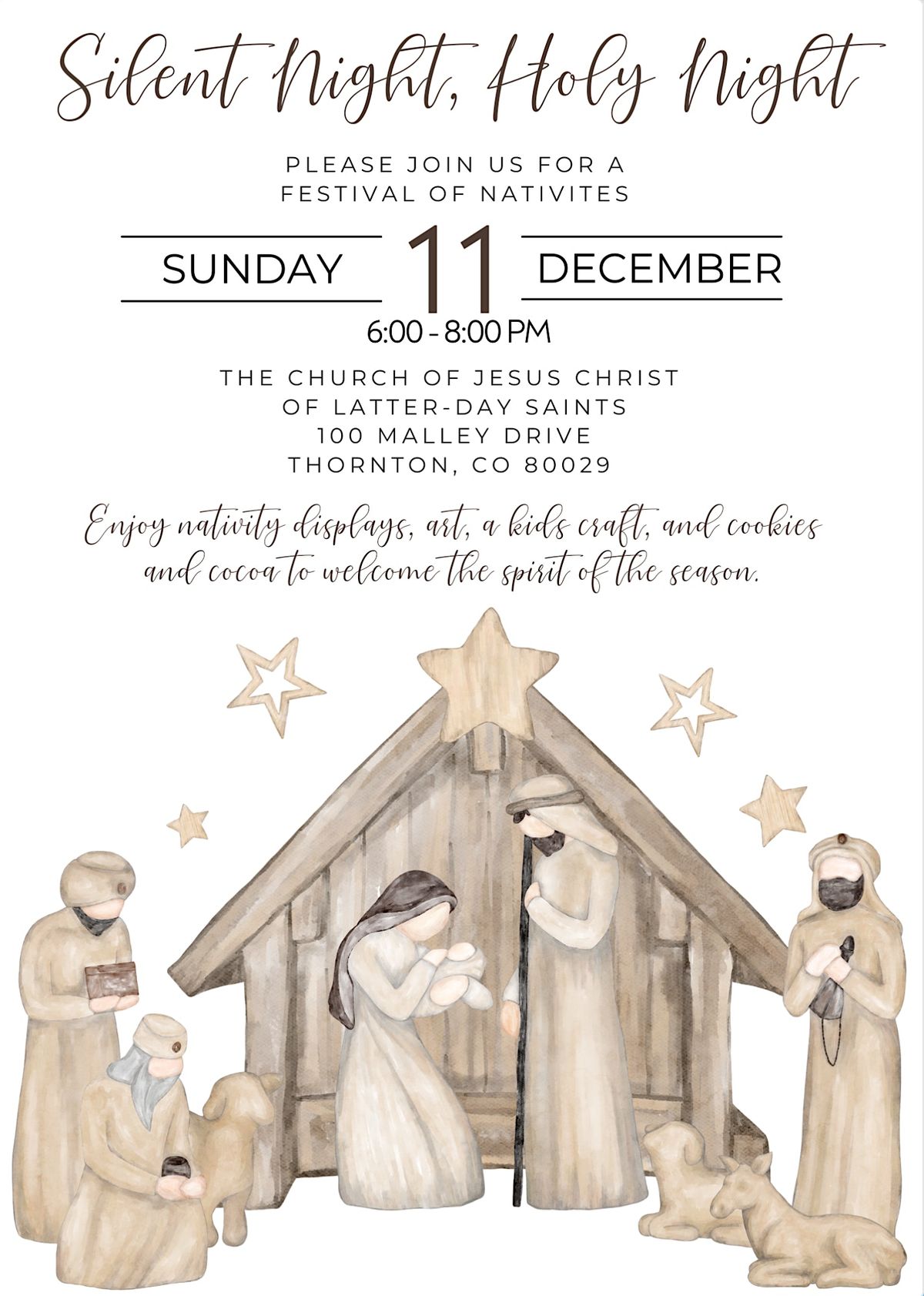 Nativity Display "Silent Night, Holy Night", 100 Malley Dr, Northglenn