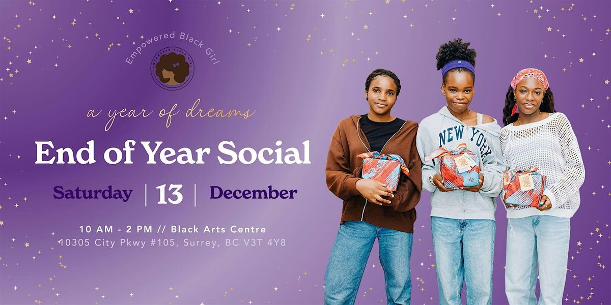 EBG End of Year Social – A Year of Dreams, 13 December | Event in Surrey | AllEvents