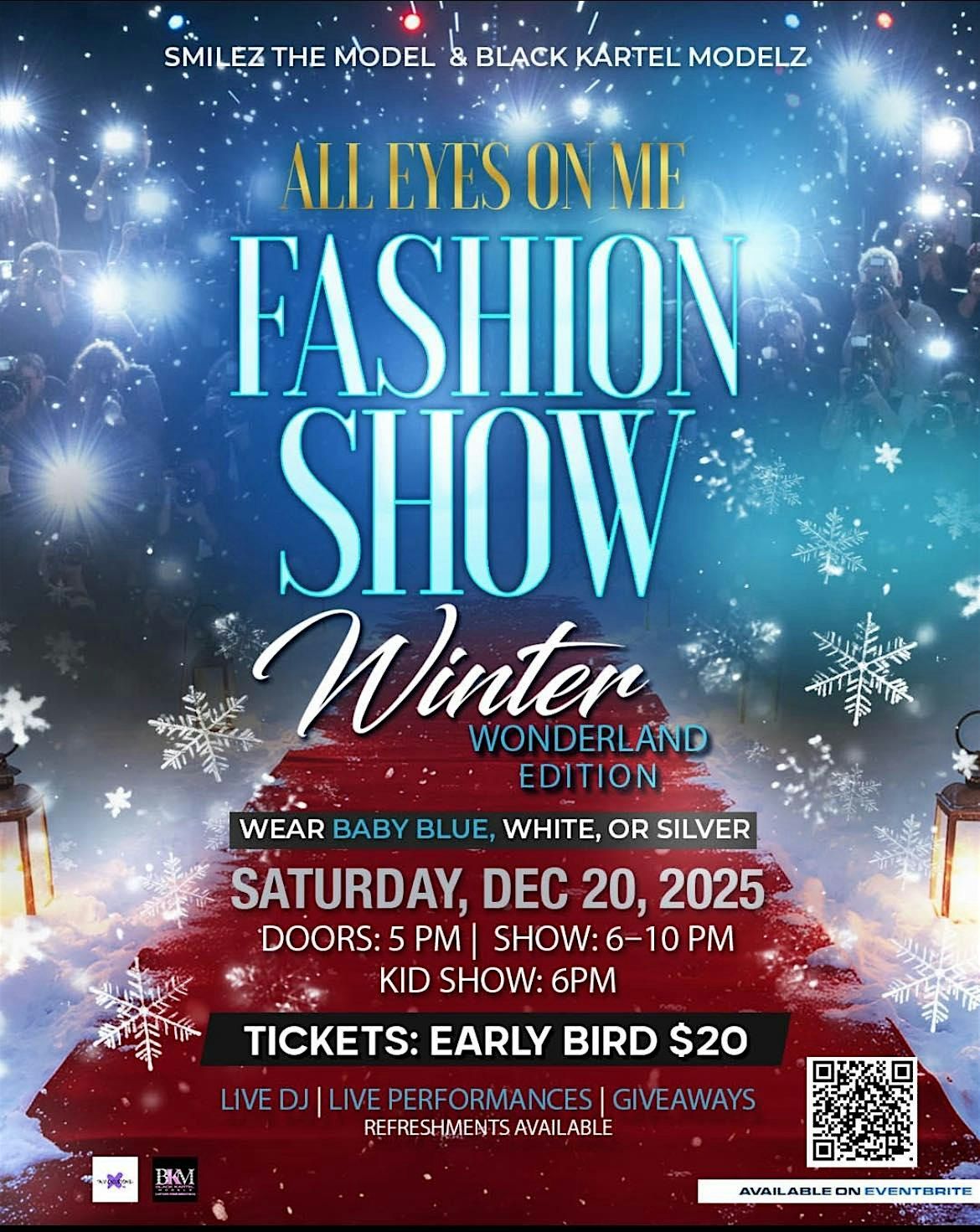 "All Eyes on Me" Fashion Show - Winter Wonderland Edition, 20 December | Event in Brooklyn | AllEvents