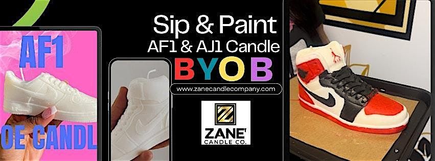 Candle Sip & Paint: Sneaker Edition | Event in Forest Park | AllEvents