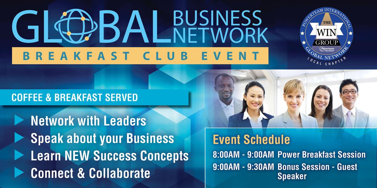 GBN BREAKFAST CLUB NETWORKING/MASTERMIND EVENT Philadelphia, Pyramid